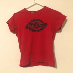 red dickies baby tee!